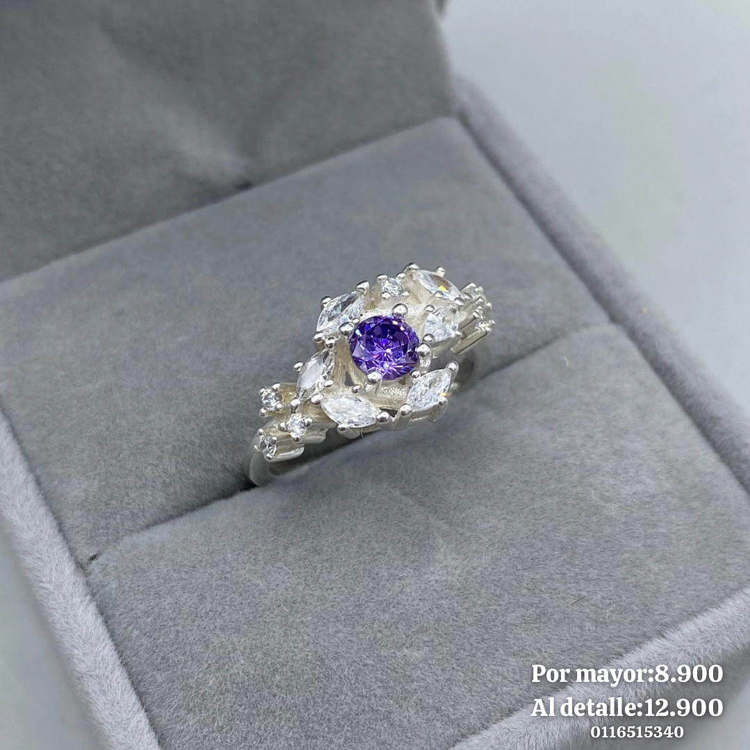 Anillo Medio Cintillo  2