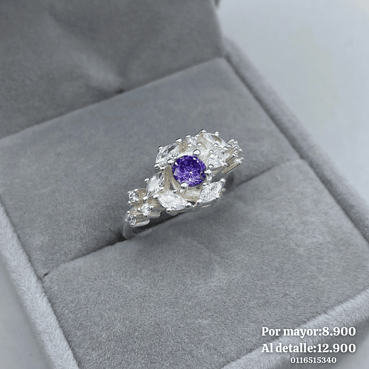 Anillo Medio Cintillo  2