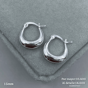 Argolla Inflada 15mm