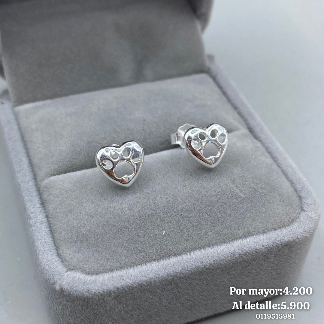 Aro pegado Huella de Perro 1