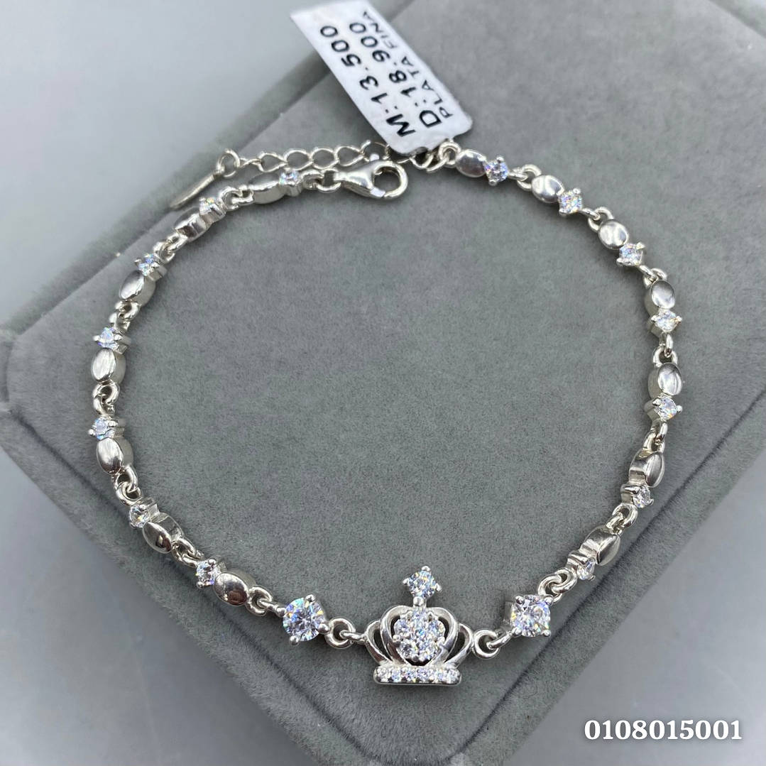 Pulsera Corona Microcircon  1