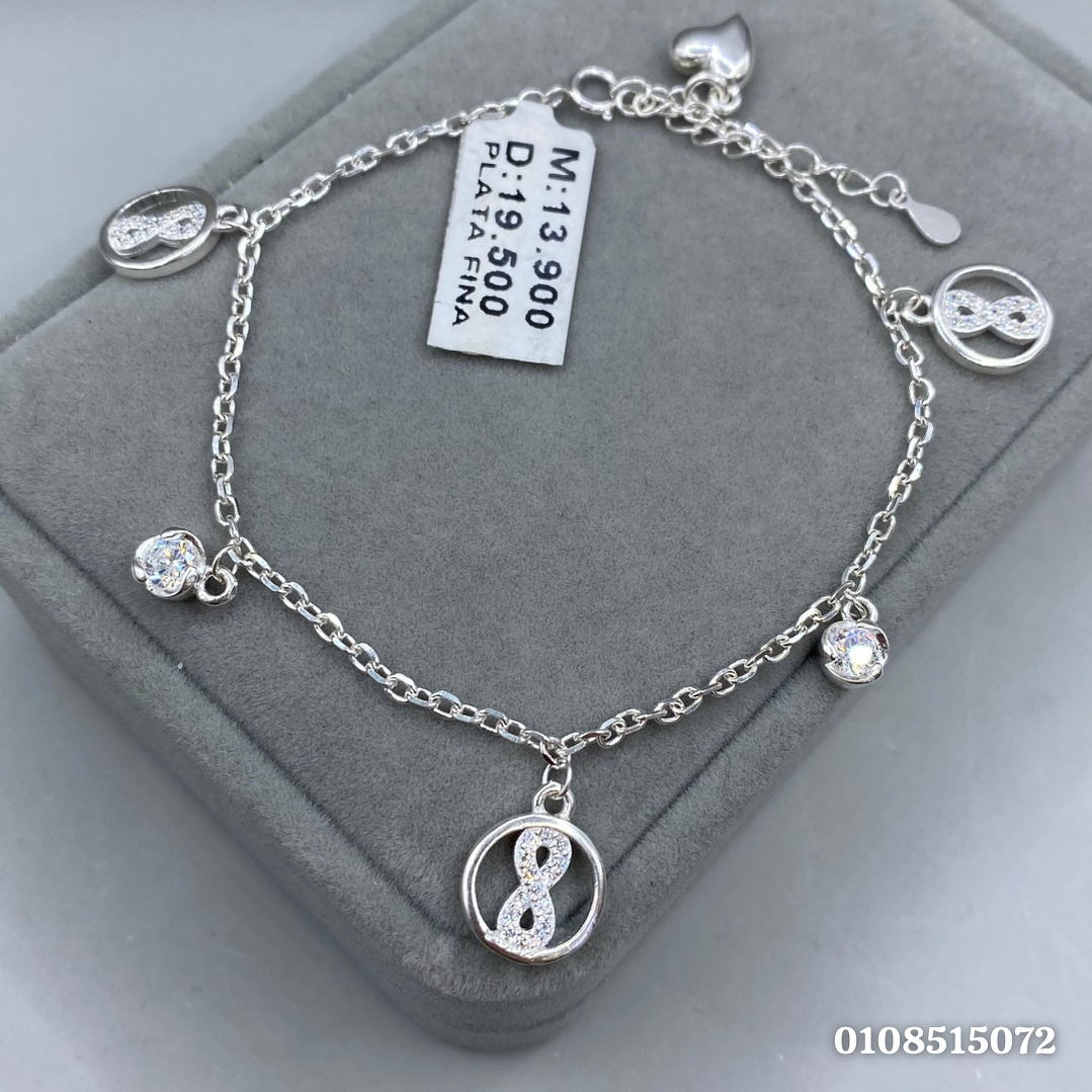 Pulsera De Infinito Microcircon  1
