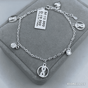 Pulsera De Infinito Microcircon 