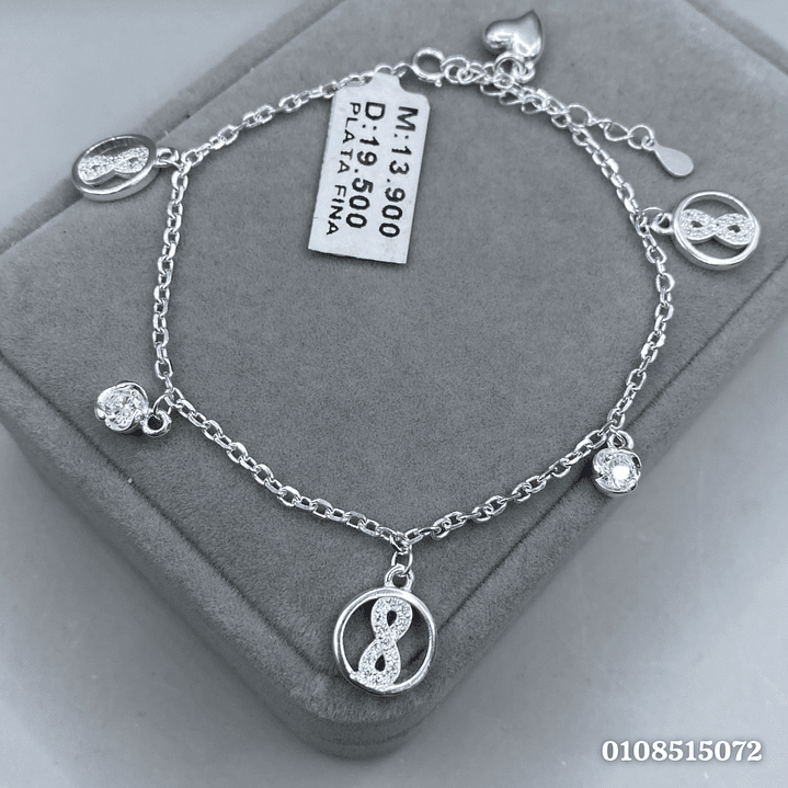 Pulsera De Infinito Microcircon  1