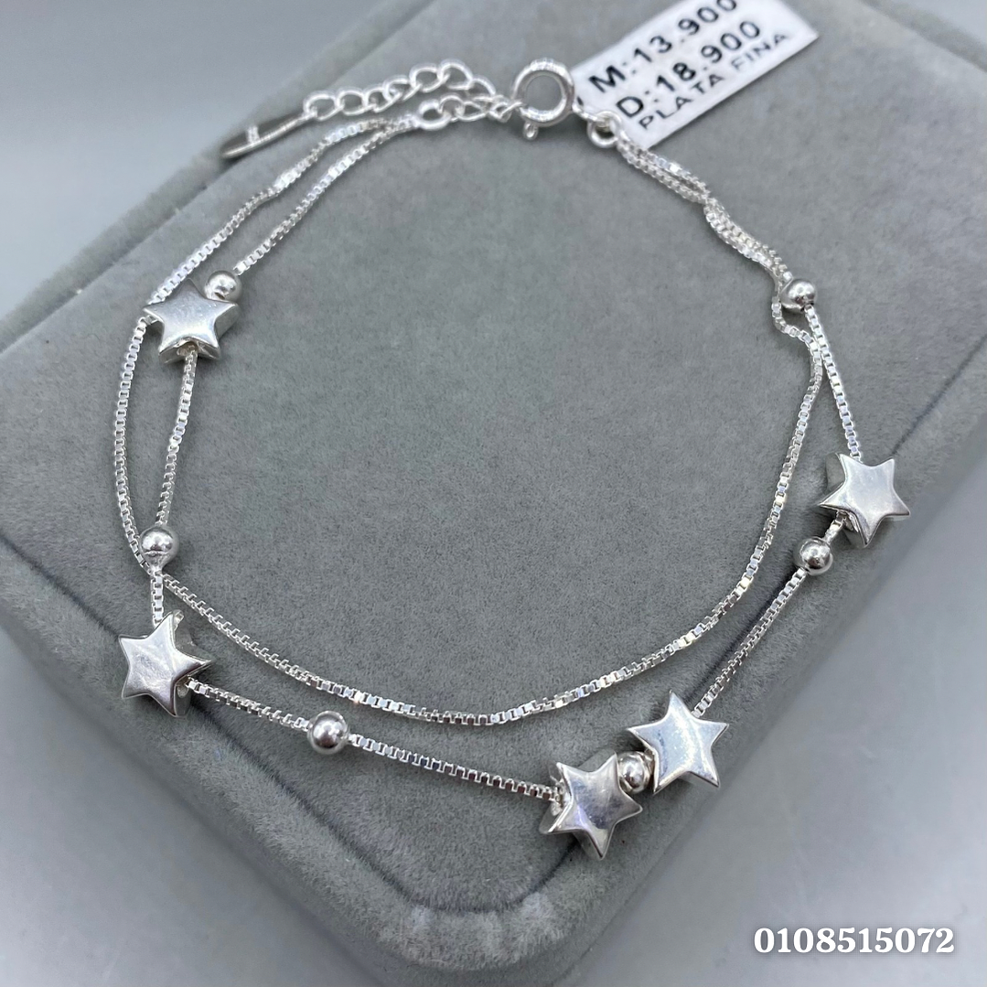 Pulsera Doble de Estrellas 1