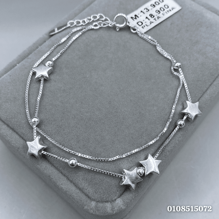 Pulsera Doble de Estrellas 1
