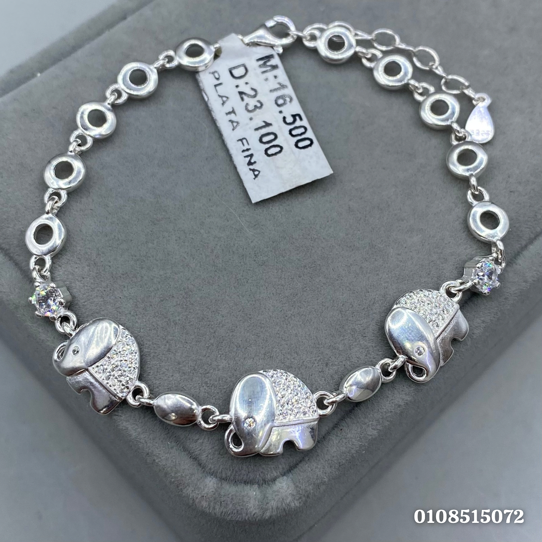 Pulsera Elefante Microcircon  1