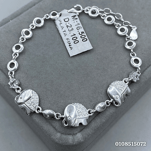 Pulsera Elefante Microcircon 