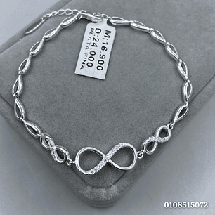 Pulsera Infinito Microcircon 