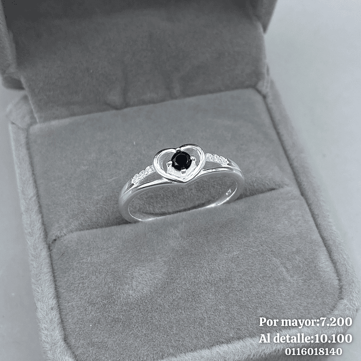 Anillo Corona Corazón  3