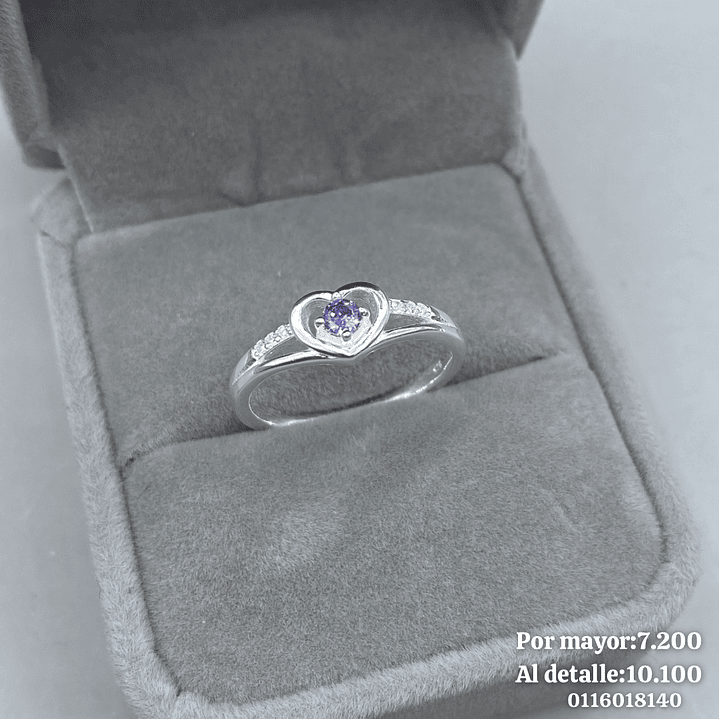 Anillo Corona Corazón  5