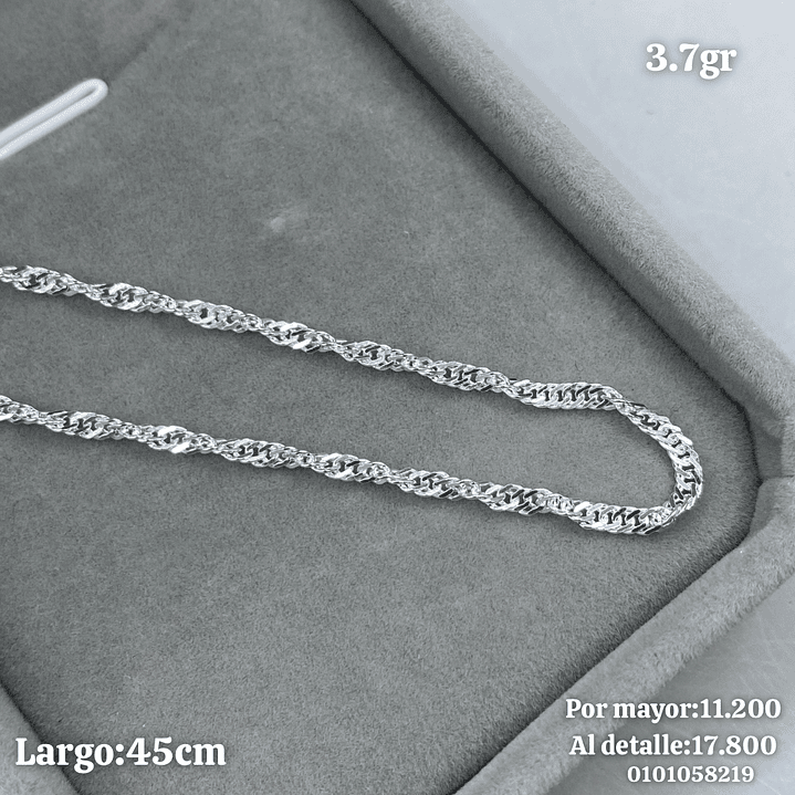 Cadena Singapur 45cm 1