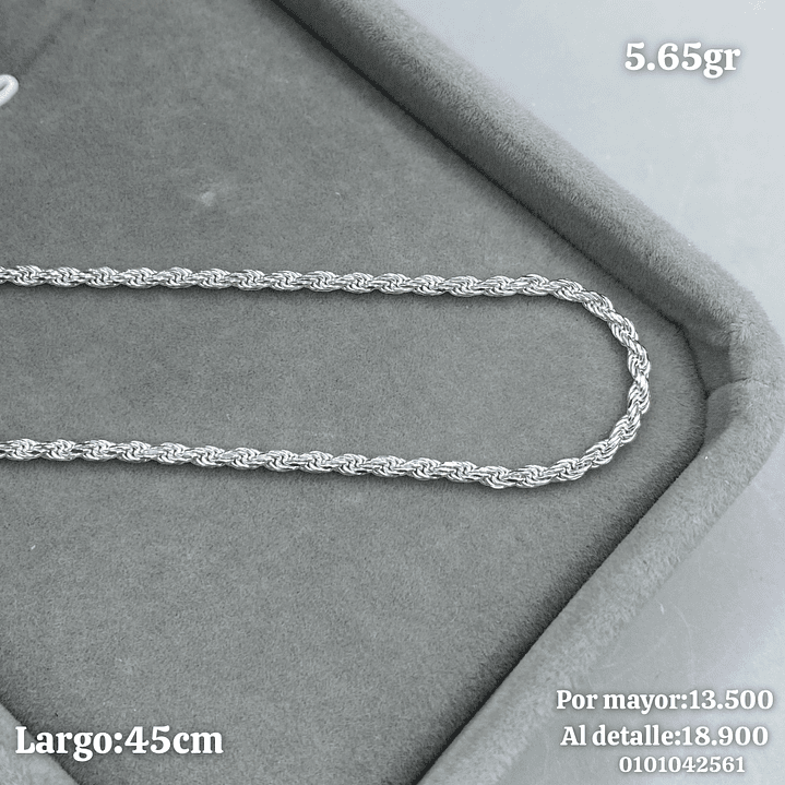 Cadena Turbillon 45cm 1