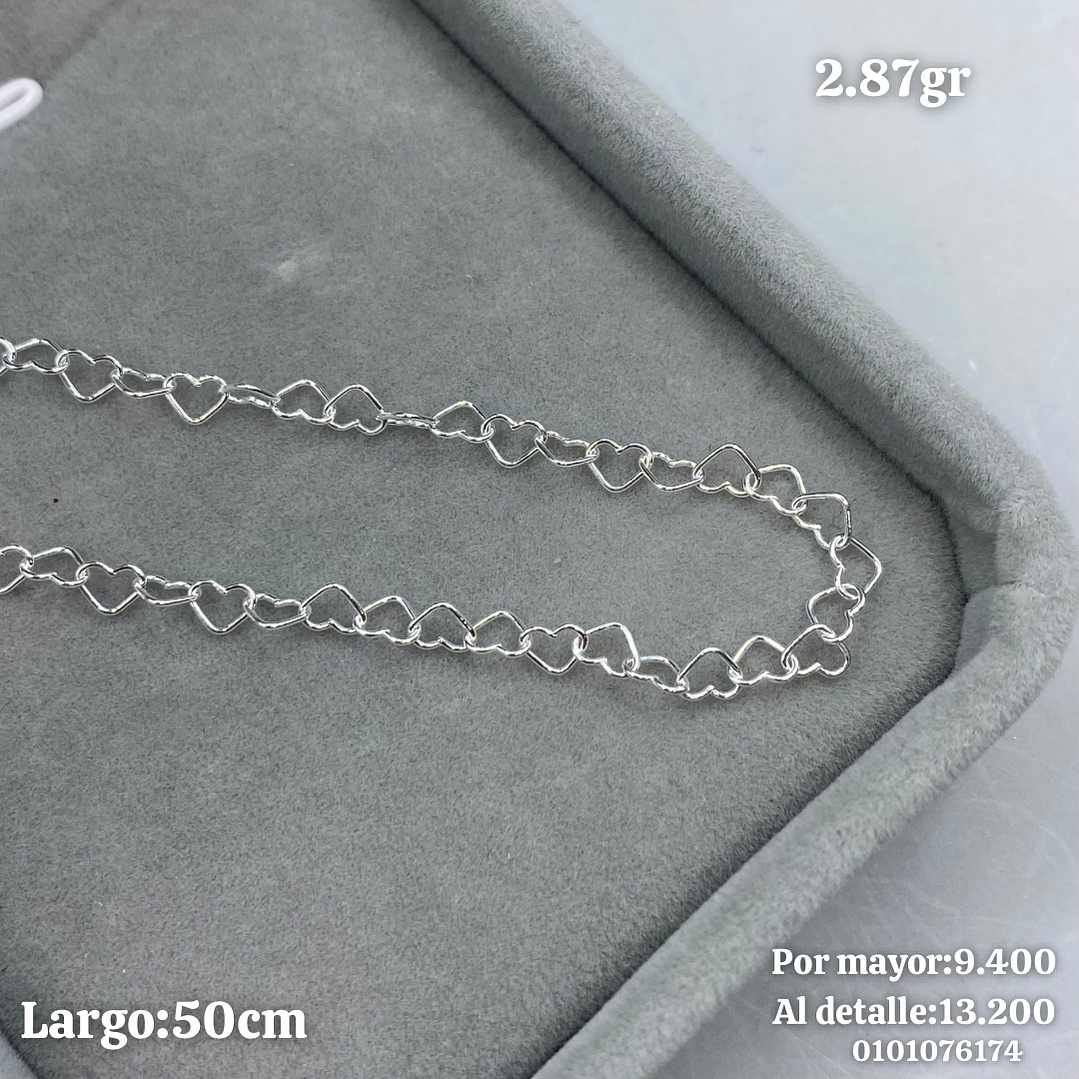 Cadena Corazón 50cm 1