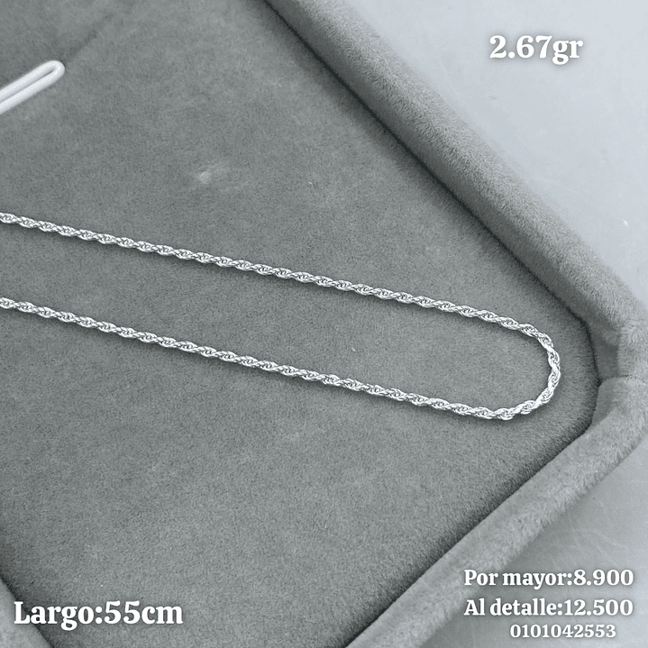 Cadena Turbillon 55cm 1