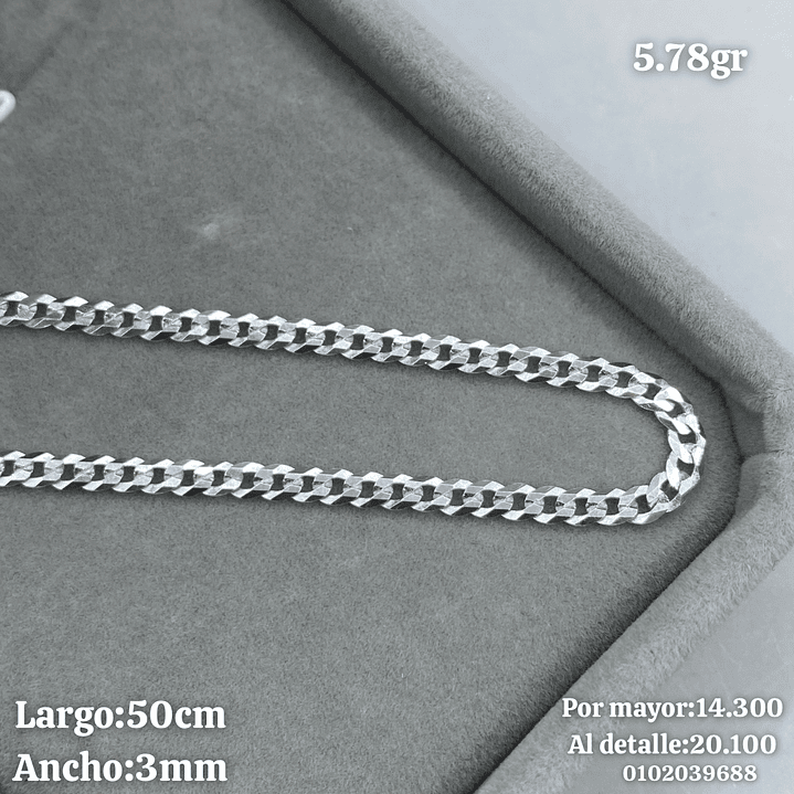 Cadena Grumet 50cm 1