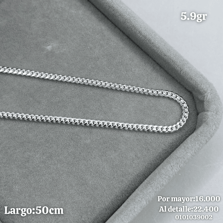 Cadena Cubana 50cm 1