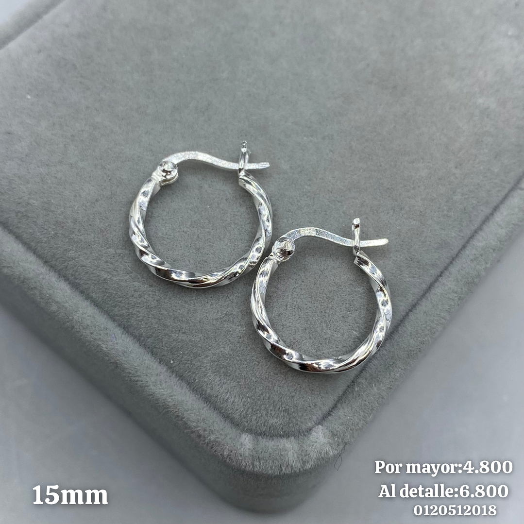 Argolla Antorchada 15mm 1