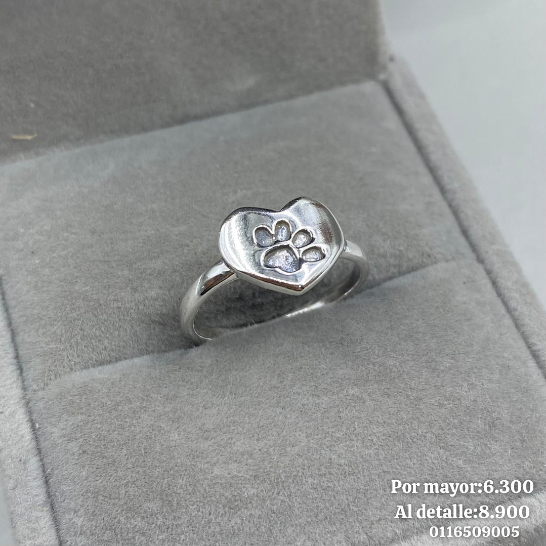 Anillo Huella Perro 1