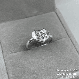 Anillo Huella Perro