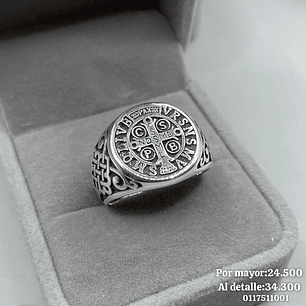 Anillo Sello Cruz de San Benito