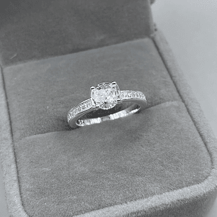 Anillo Solitario Microcircon 