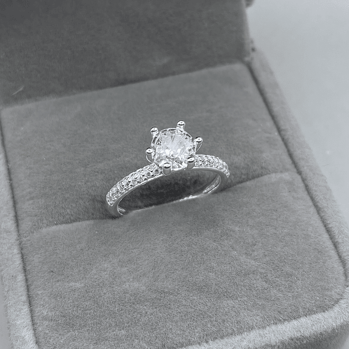 Anillo Solitario Microcircon  1