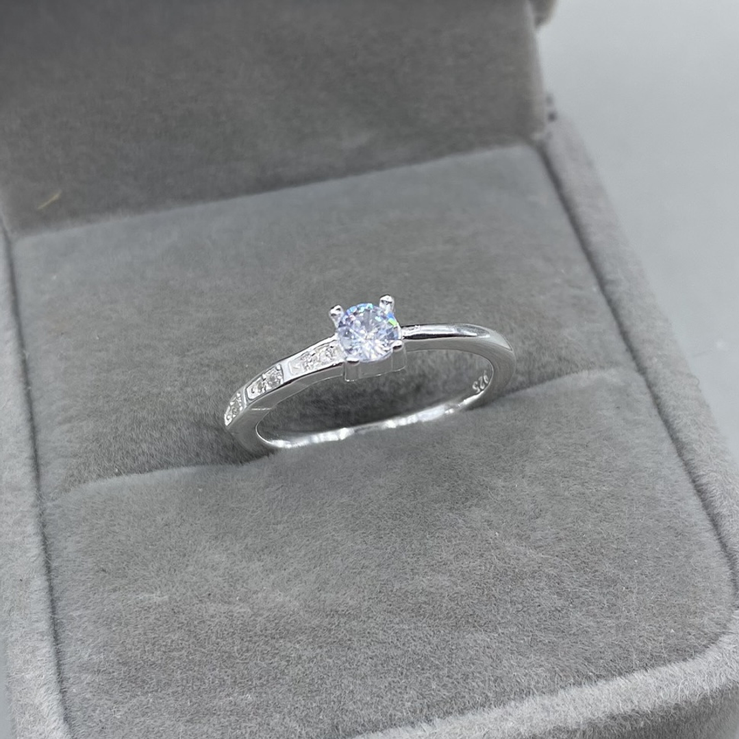 Anillo Solitario Microcircon  1