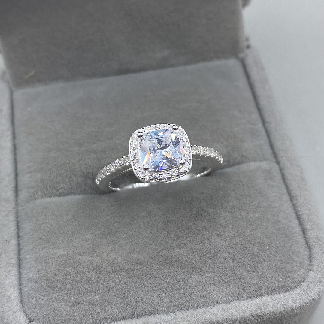 Anillo Solitario Microcircon  1