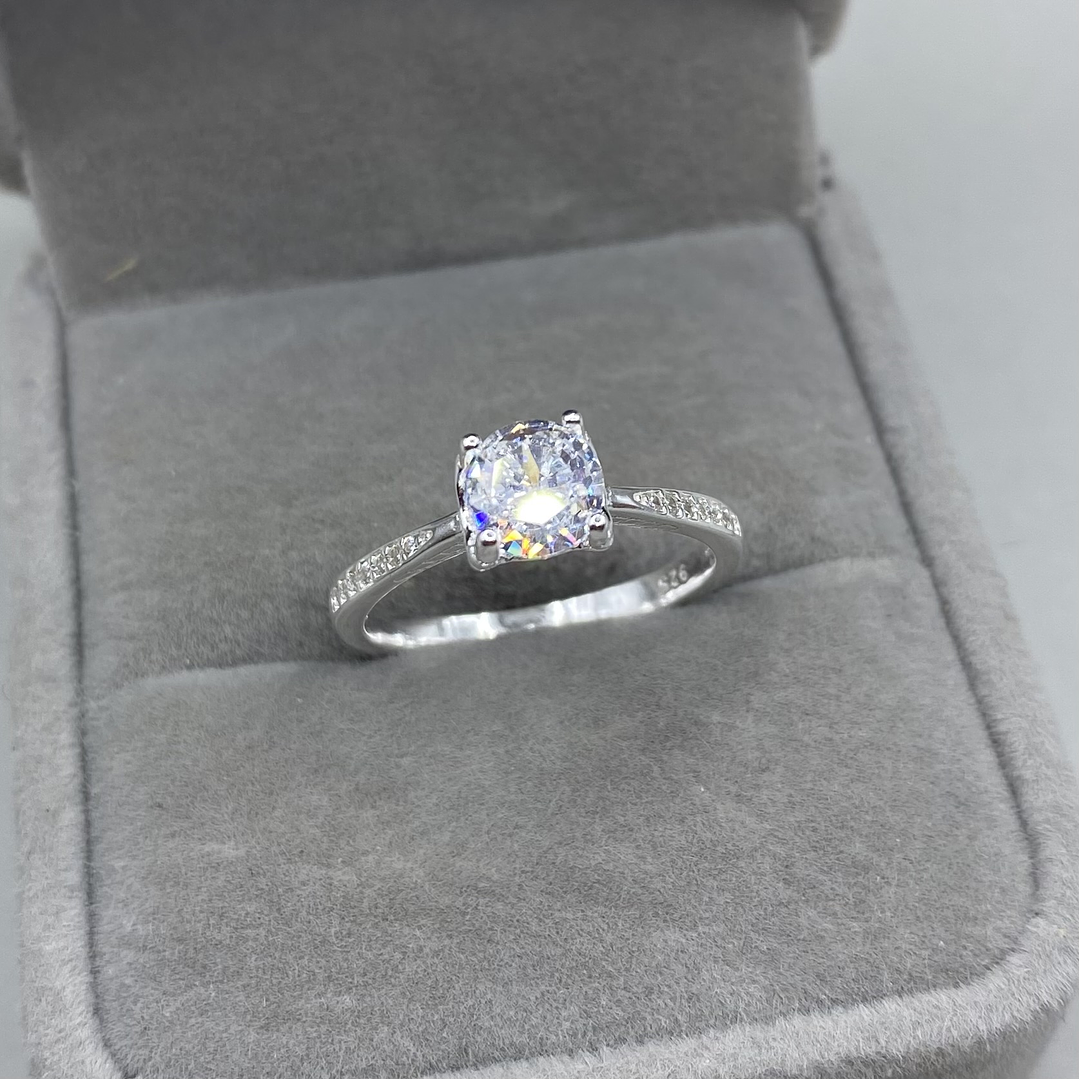 Anillo Solitario Microcircon  1