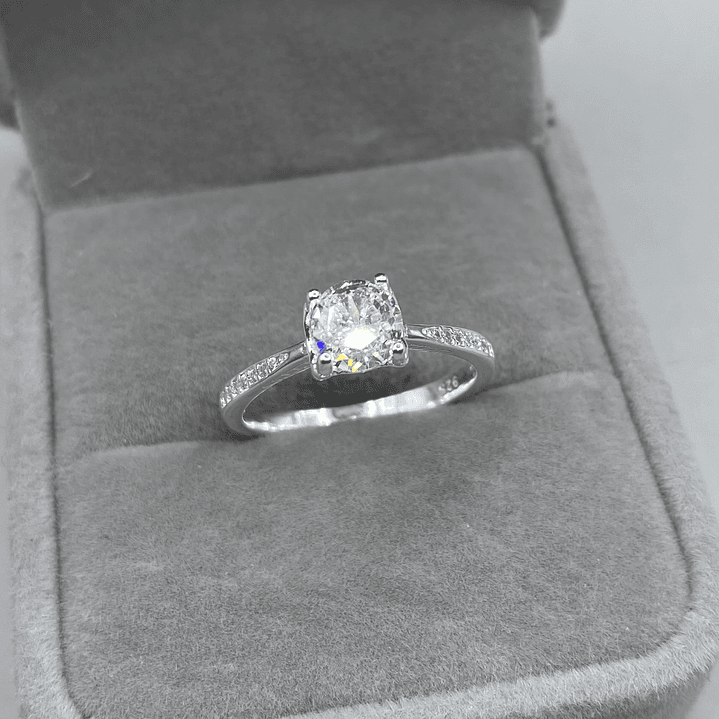 Anillo Solitario Microcircon  1