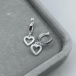 Argolla Huggies 10mm Corazon