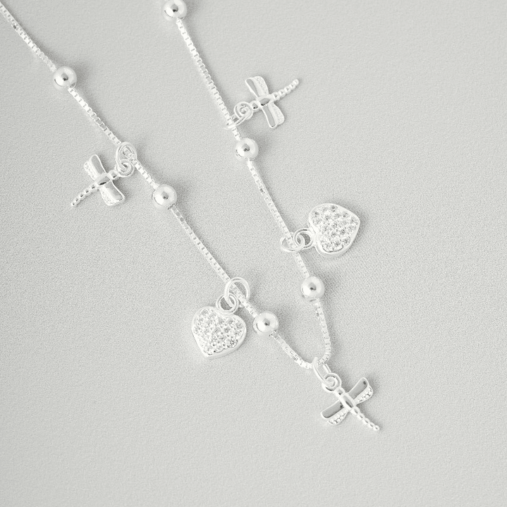 Pulsera Libélula - Corazón  1