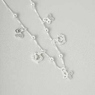 Pulsera Corona-Mariposa