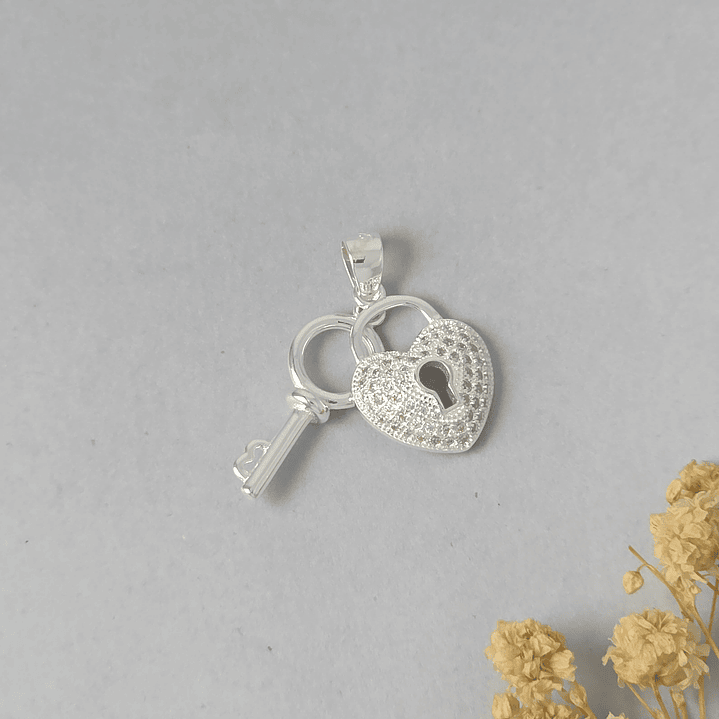 Colgante Corazón/Llave 1