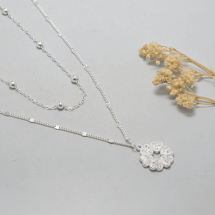 Collar Doble Corazones 1