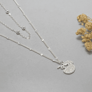 Collar Doble Microcircon 