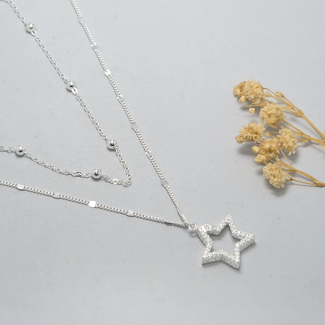 Collar Doble Estrella 1