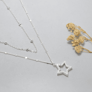 Collar Doble Estrella