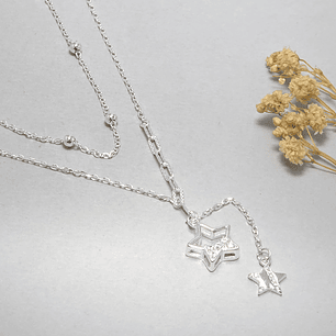 Collar Doble Estrellas