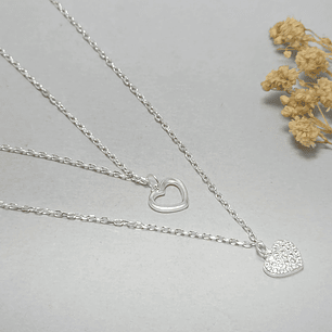 Collar Doble Corazón 