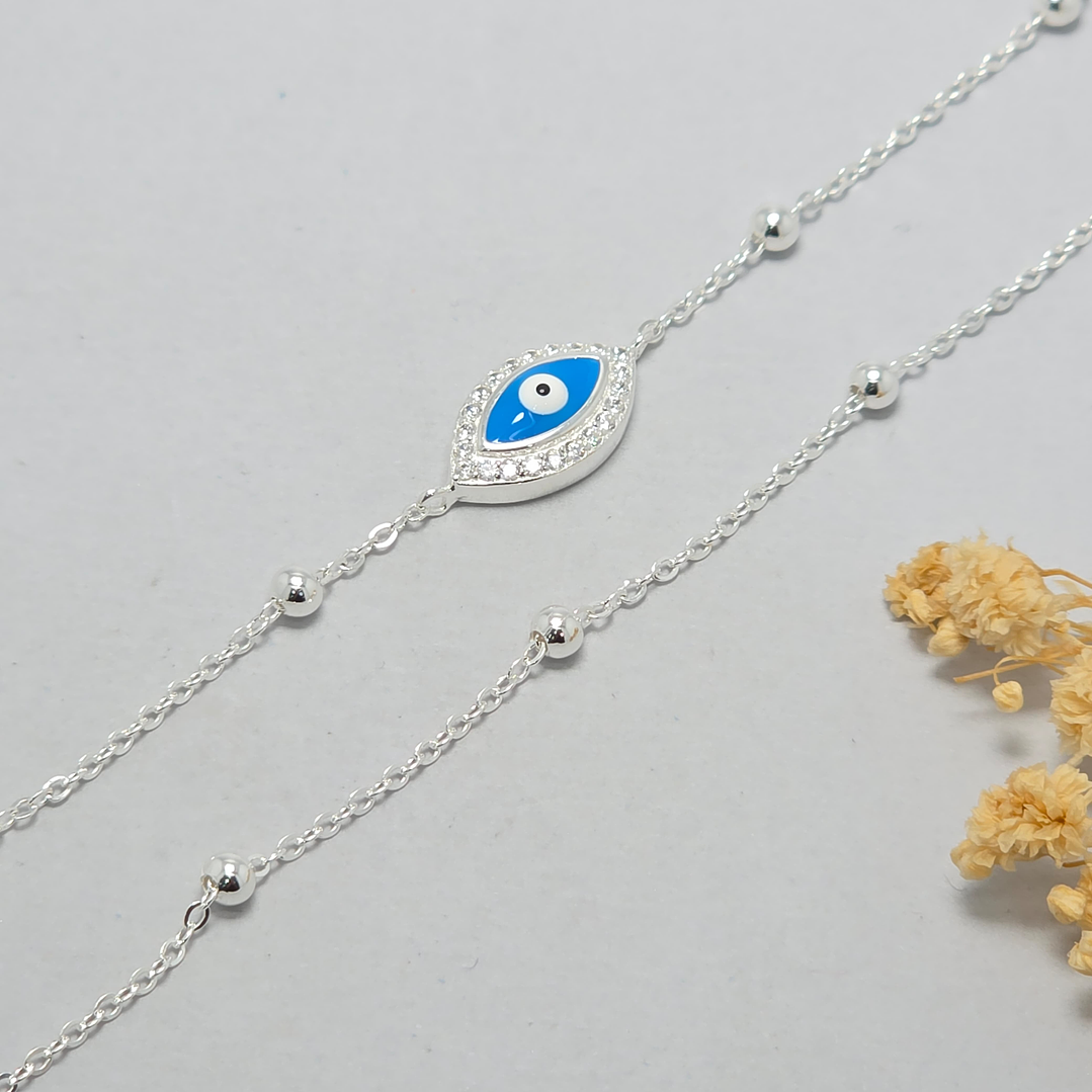 Pulsera Doble Ojo Turco 1