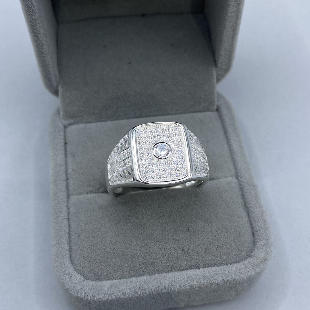 Anillo Sello Microcircon  1