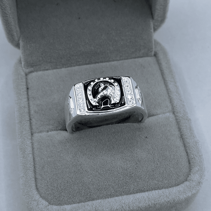 Anillo Sello Herradura/Caballo 1