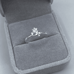 Anillo Solitario/Delfin