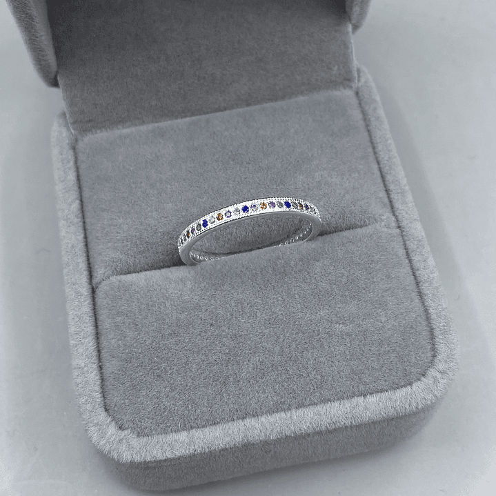 Anillo Cintillo Multicolor 1