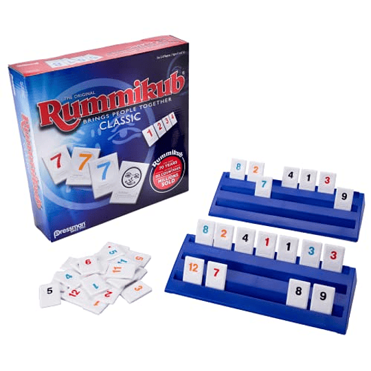 Rummikub - El juego original de fichas de Rummy de Pressman