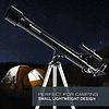 Celestron - Telescopio PowerSeeker 50AZ - Telescopio manual Alt-Azimut para principiantes - Compacto y portátil - Paquete de software de astronomía BONUS - Apertura de 50 mm