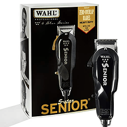 Wahl Professional 5 Star Series Senior Clipper #8545 - Ideal para peluqueros y estilistas profesionales - Motor electromagnético V9000 - Carcasa de aluminio