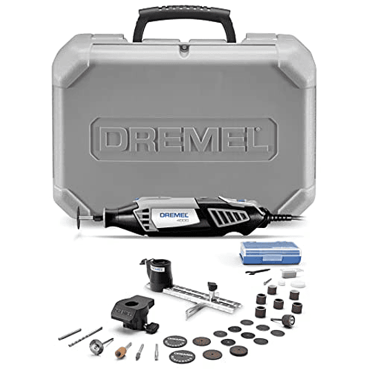 Dremel 4000-2/30 - Kit para herramienta giratoria de alto rendimiento, 2  accesorios y 30 accesorios, amoladora, lijadora, grabadora, perfecto para